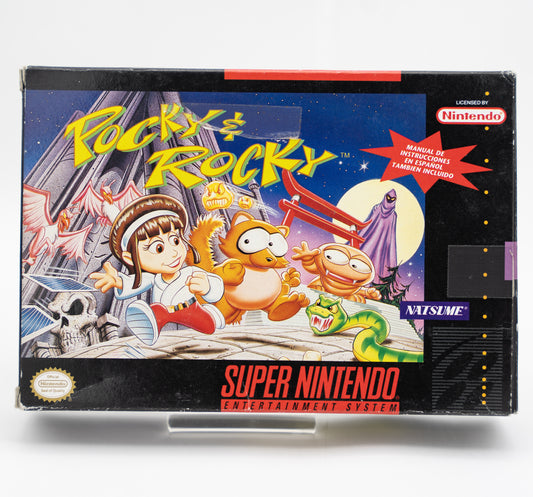 Pocky & Rocky (CIB) - Super Nintendo (SNES) (NTSC)