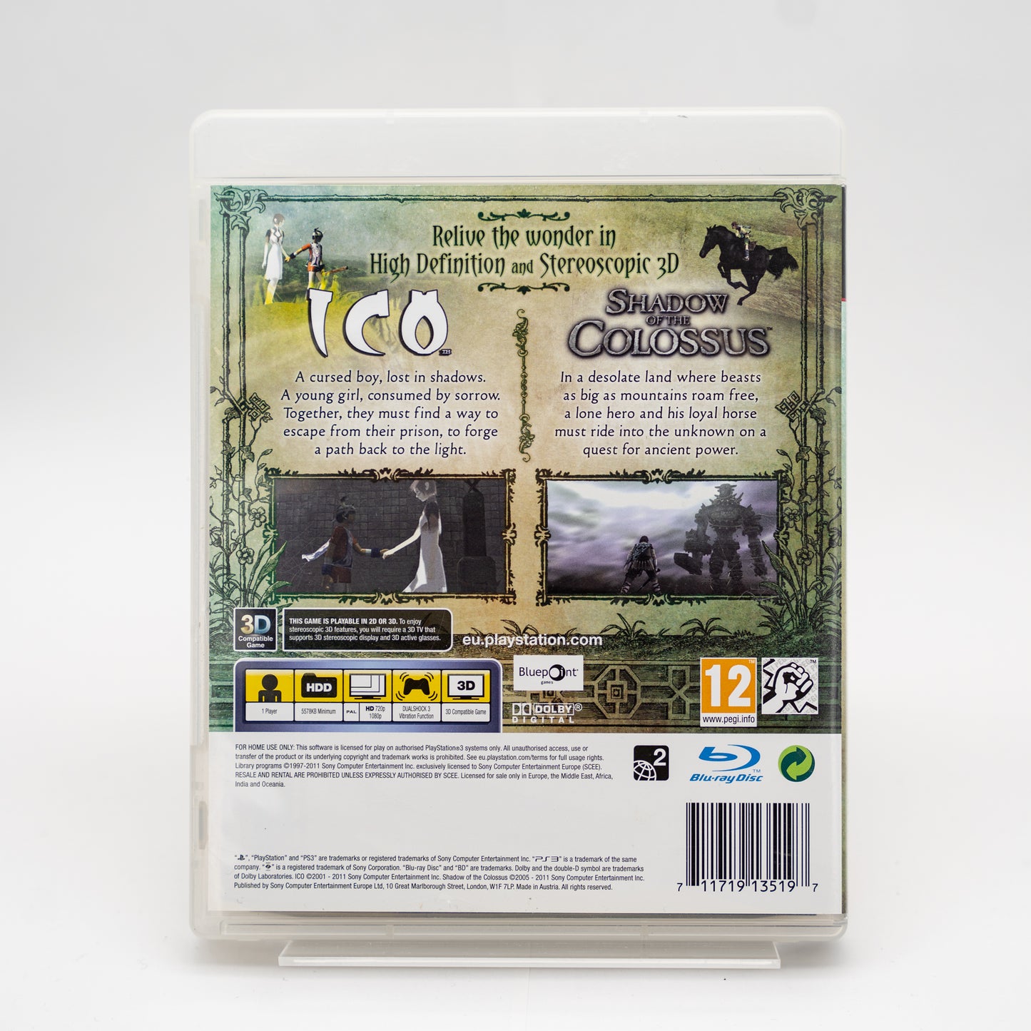 ICO & Shadow of Colossus - PlayStation 3 (PS3)