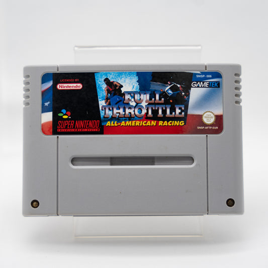 Full Throttle: All-American Racing - Super Nintendo (SNES)